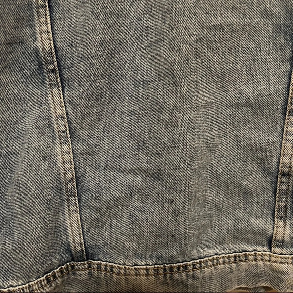 Free People Rumors Cropped Jean Jacket XS - Picture 15 of 16